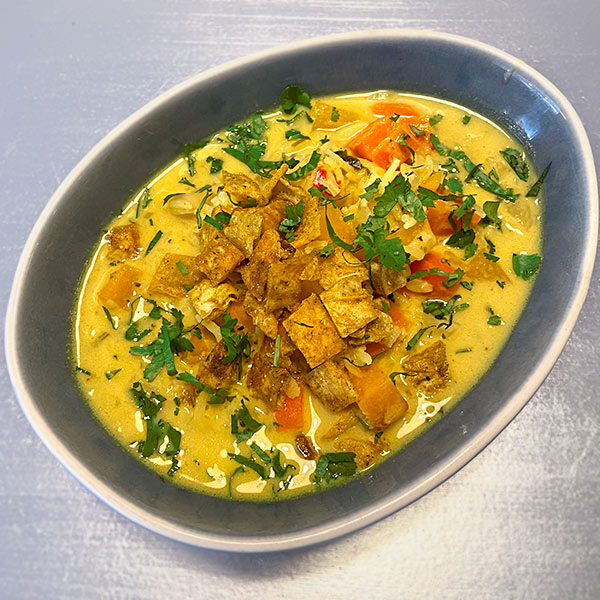 mildes Curry-Reisgericht