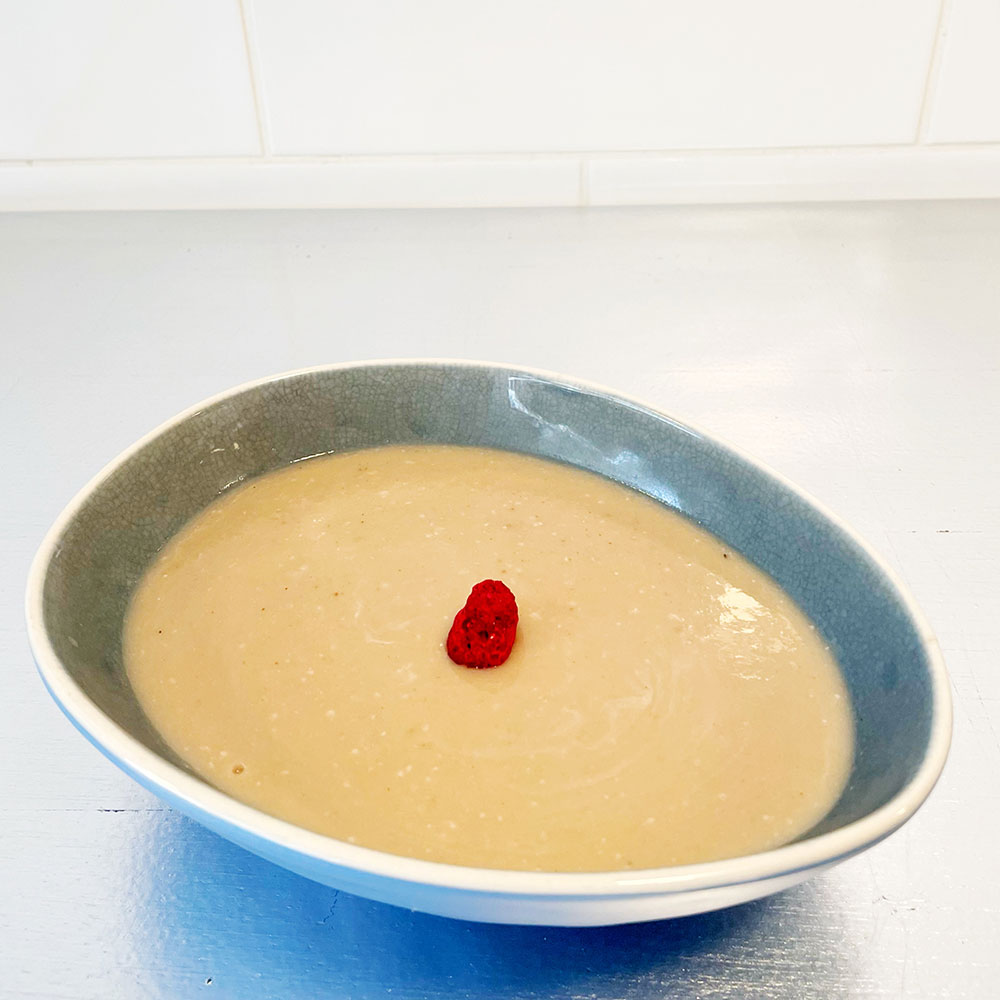 Pastinaken-Himbeer-Suppe